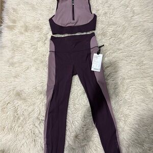 Chic Two-Tone Leggings Set